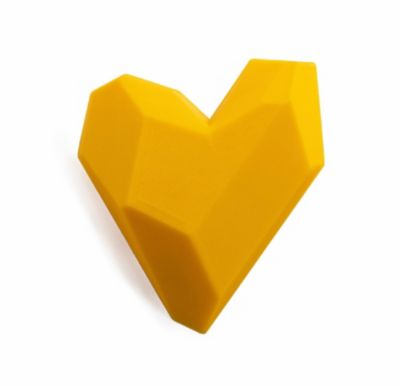 ★ハートブローチ　３Ｄ　ｐｒｉｎｔｅｄ