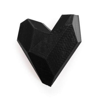 ★ハートブローチ　３Ｄ　ｐｒｉｎｔｅｄ