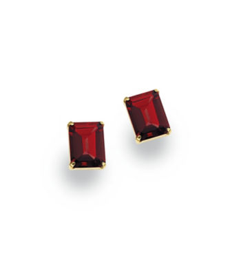 GSTV✦K18YG☆GA1.6ct☆ガーネットピアス✦ - ピアス(両耳用)