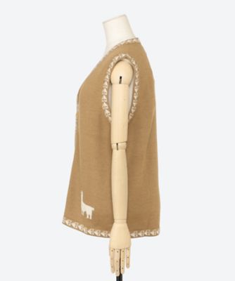 ☆アルパカベスト（クローバー） | アルパカハウス(Women/大きいサイズ