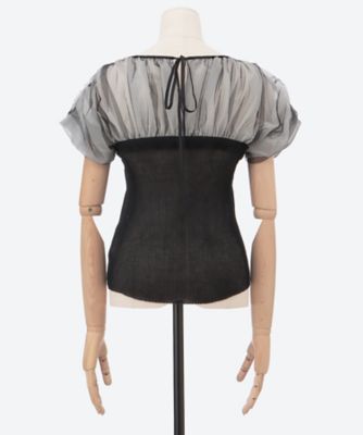 カットソートップス　Ｔｕｌｌｅ―ｃｏｖｅｒｅｄ　ｊｅｒｓｅｙ　ｔｏｐ　Ｔ１０９Ｃ１Ｃ３
