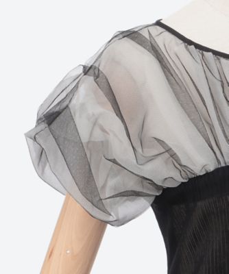 カットソートップス　Ｔｕｌｌｅ―ｃｏｖｅｒｅｄ　ｊｅｒｓｅｙ　ｔｏｐ　Ｔ１０９Ｃ１Ｃ３