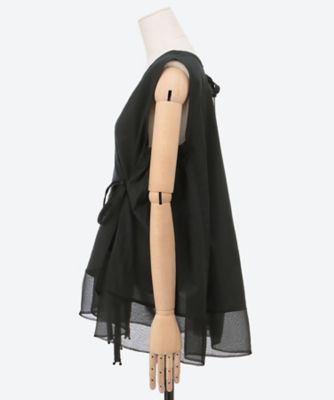 カットソートップス　Ｂｉ―ｆａｂｒｉｃ　ｗｒａｐ　ｔｏｐ　Ｔ１４６Ｃ１