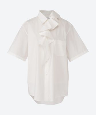 VIVIANO (Women)/ヴィヴィアーノ Ruffle Collar S/S Shirt VM―SS25―SH04