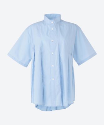 VIVIANO (Women)/ヴィヴィアーノ Ｉｒｒｅｇｕｌａｒ　Ｐｌｅａｔｅｄ　Ｓ／Ｓ　Ｓｈｉｒｔ　ＶＭ―ＳＳ２５―ＳＨ０６