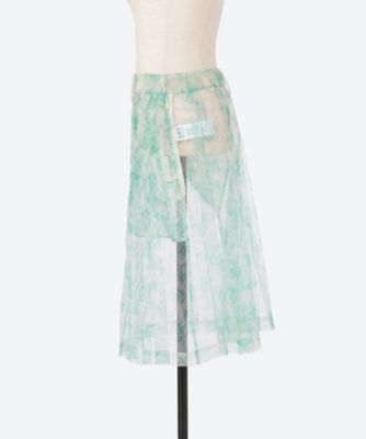 Ｔｕｌｌｅ　Ｉｒｒｅｇｕｌａｒ　Ｐｌｅａｔｅｄ　Ｓｋｉｒｔ　ＶＭ―ＳＳ２５―ＳＫ０２