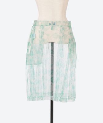 Ｔｕｌｌｅ　Ｉｒｒｅｇｕｌａｒ　Ｐｌｅａｔｅｄ　Ｓｋｉｒｔ　ＶＭ―ＳＳ２５―ＳＫ０２