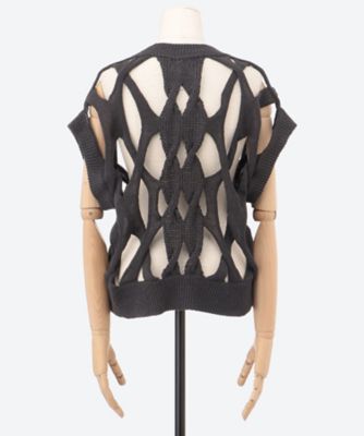 セーター　Ｃａｂｌｅｓ　ｉｎ　ｔｈｅ　Ａｉｒ　Ｗａｉｓｔｃｏａｔ　ＫＧＳＳ２５―Ｋ０６