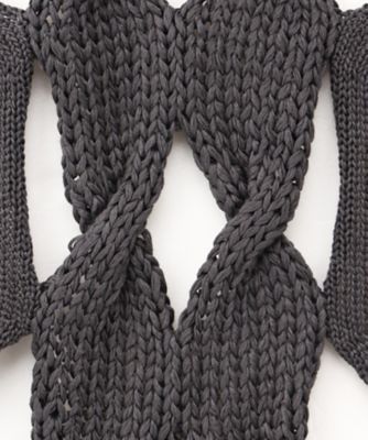 セーター　Ｃａｂｌｅｓ　ｉｎ　ｔｈｅ　Ａｉｒ　Ｗａｉｓｔｃｏａｔ　ＫＧＳＳ２５―Ｋ０６