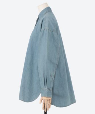Ｔｈｅ　Ｔｕｒｑｕｏｉｓｅ　Ｏｖｅｒｓｉｚｅｄ　Ｄｅｎｉｍ　Ｓｈｉｒｔ　２５ＳＳ／ＴＥＭＴ―ＳＨＯＶ０１０―ＳＯ３Ｙ