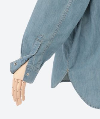 Ｔｈｅ　Ｔｕｒｑｕｏｉｓｅ　Ｏｖｅｒｓｉｚｅｄ　Ｄｅｎｉｍ　Ｓｈｉｒｔ　２５ＳＳ／ＴＥＭＴ―ＳＨＯＶ０１０―ＳＯ３Ｙ