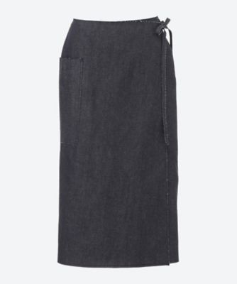 ＜Tu es mon Tresor (Women)＞Ｄｅｎｉｍ　Ｗｒａｐ　Ｍｉｄｉ　Ｓｋｉｒｔ　ＳＡ００６―ＲＩ
