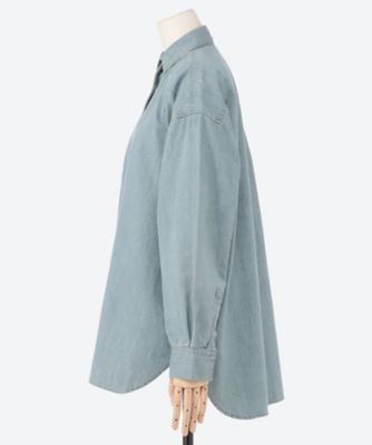 Ｔｈｅ　Ｔｕｒｑｕｏｉｓｅ　Ｏｖｅｒｓｉｚｅｄ　Ｄｅｎｉｍ　Ｓｈｉｒｔ　ＴＥＭＴ―ＳＨＯＶ０１０―ＳＯ７Ｙ