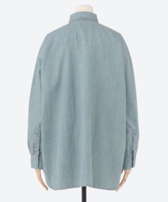 Ｔｈｅ　Ｔｕｒｑｕｏｉｓｅ　Ｏｖｅｒｓｉｚｅｄ　Ｄｅｎｉｍ　Ｓｈｉｒｔ　ＴＥＭＴ―ＳＨＯＶ０１０―ＳＯ７Ｙ