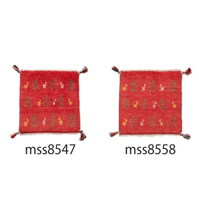 【SALE】三越伊勢丹オンラインストア ペルシャ手織りリーズバフトギャッベ チェアサイズ2枚セット 4（1）mss8547/mss8558 ラグ【三越伊勢丹/公式】