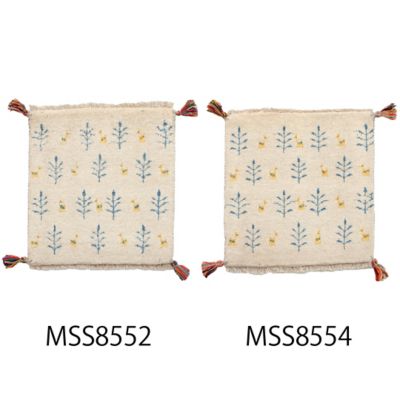 【SALE】三越伊勢丹オンラインストア ペルシャ手織りリーズバフトギャッベ チェアサイズ2枚セット 4（2）mss8552/mss8554 ラグ【三越伊勢丹/公式】