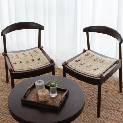 ☆ペルシャ手織りリーズバフトギャッベ チェアサイズ2枚セット 4