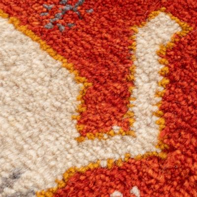 ★ペルシャ手織りギャッベ　チェアサイズ　２０