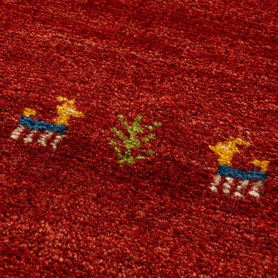 ★ペルシャ手織りギャッベ　玄関マットＭサイズ　１２