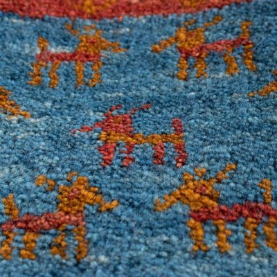 ★ペルシャ手織りギャッベ　クッション　９