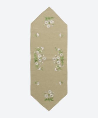 ＜French Country＞★デージー刺繍テーブルランナー