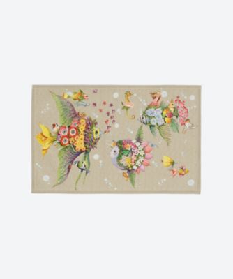 ＜Tessitura Toscana Telerie＞★マット　ペッシフローラ　８０ｃｍ