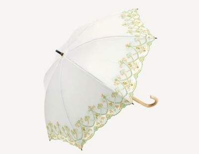 京都/シノワズリーモダン京都/シノワズリーモダンキョウト ★【産直】マーブル刺繍かわず張りショート長日傘