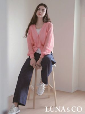 メッシュＶネックカーディガン