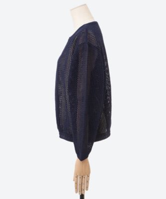メッシュジップカーディガン
