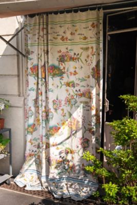 ＜Tessitura Toscana Telerie＞★リネンマルチカバークロス　ペッシフローラ