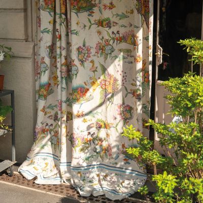 ★リネンマルチカバークロス　ペッシフローラ