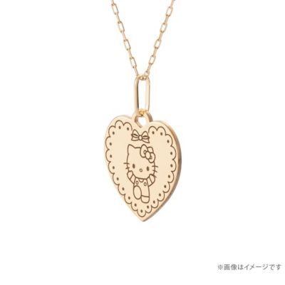 ★【受注生産】サンリオキャラクターズプレートネックレス－ｈｅａｒｔ（ハート）－