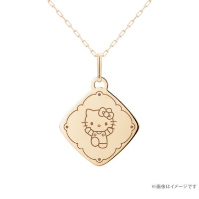★【受注生産】サンリオキャラクターズプレートネックレス－ｄｉａｍｏｎｄ（ひし形）－