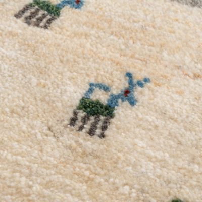 ★ペルシャ手織りギャッベ　チェアサイズ　２２