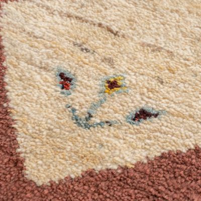 ★ペルシャ手織りギャッベ　チェアサイズ　２３