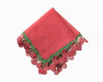 近沢レース店 (Women)/チカザワレーステン 【予約販売】７月デザイン　さくらんぼ（レッド）　ＦＷ０４－２