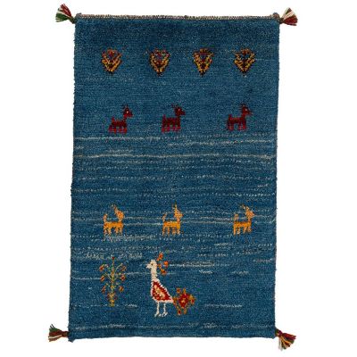 【SALE】三越伊勢丹オンラインストア ペルシャ手織りギャッベ 玄関マットSサイズ 11 (2)MM1783 ドアマット【三越伊勢丹/公式】