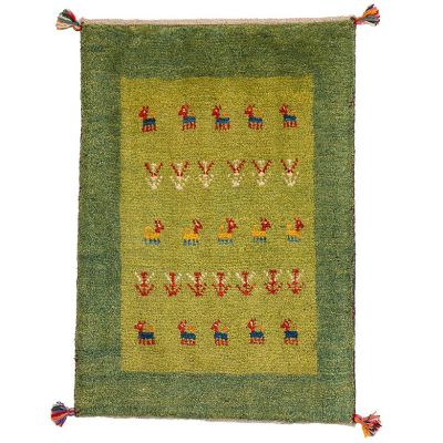 【SALE】三越伊勢丹オンラインストア ペルシャ手織りギャッベ 玄関マットSサイズ 11 (4)MM1810 ドアマット【三越伊勢丹/公式】