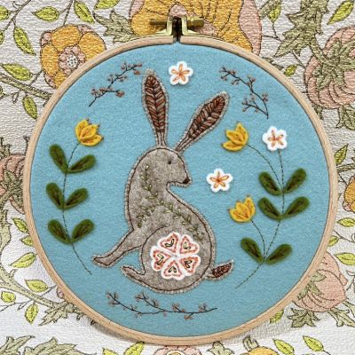 ☆枠付きフェルトキット（うさぎ） | Corinne Lapierre/コリーヌ