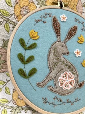 ☆枠付きフェルトキット（うさぎ） | Corinne Lapierre/コリーヌ