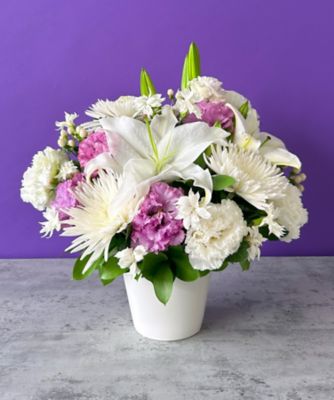 第一園芸/ダイイチエンゲイ お悔み・お供え花弔事用供花　生花アレンジメント「淡彩」