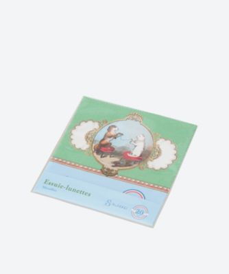 ☆サジュー 犬とネコ柄セット陶器指貫、クリーニングクロス