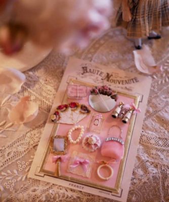 ＜Noecafe miniature&dollhouse gallary＞★【事前予約】ワークショップ「ノエカフェと創る小さな世界（ピンク）」９月２７日（土）午後３～午後５時