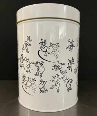 ＜京都/雅柳〇ほりゑ＞★【産直】焙煎かりがねほうじ茶・鳥獣戯画大缶入り