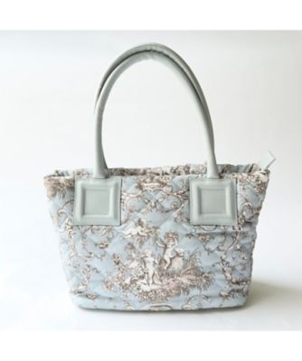 ＜Maison Marianne＞★ジュイキルトバッグ　ブルー