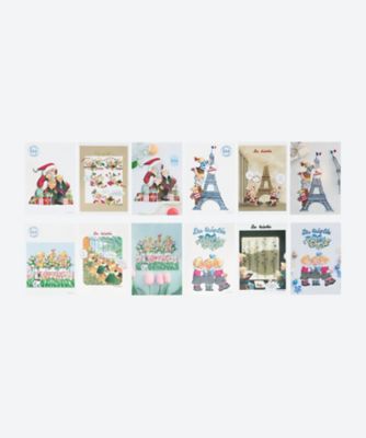 ☆みつごちゃんトートバッグ小＆ケース入ポストカード12枚セット