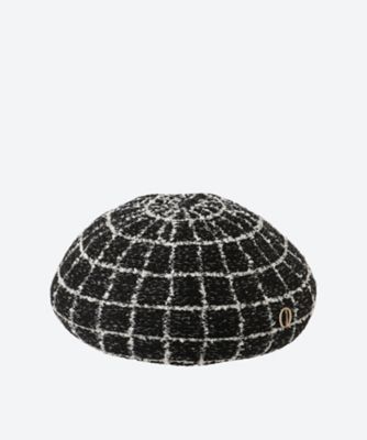 TM Check Tweed Beret 253060207