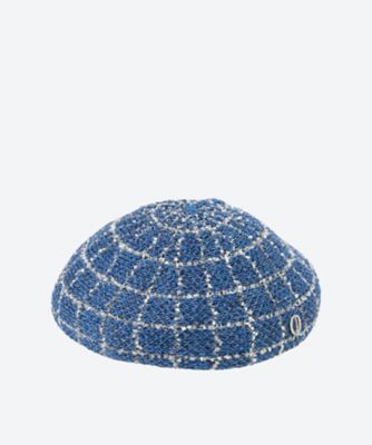 TM Check Tweed Beret 253060207
