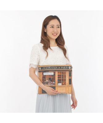 ☆レトロA4ポーチ（チョコレート屋） | MARON BOUILLIE/マロン