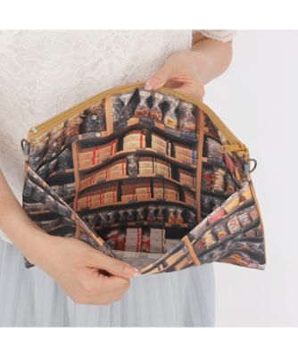 ☆レトロA4ポーチ（チョコレート屋） | MARON BOUILLIE/マロン